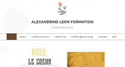 Desktop Screenshot of alexandrineleon.com
